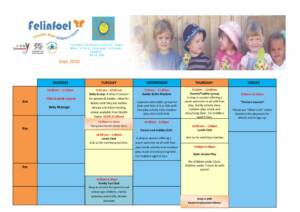 thumbnail of Felinfoel Term Time Timetable from Sept 2018