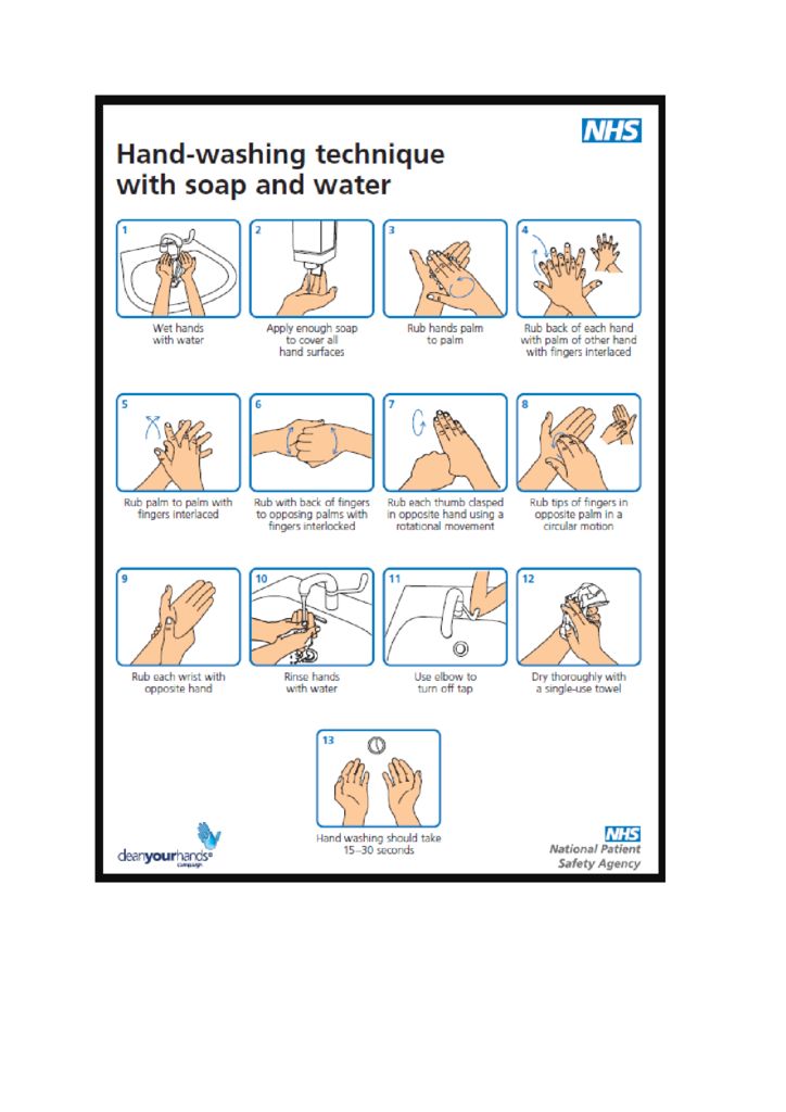 thumbnail of hand washing poster