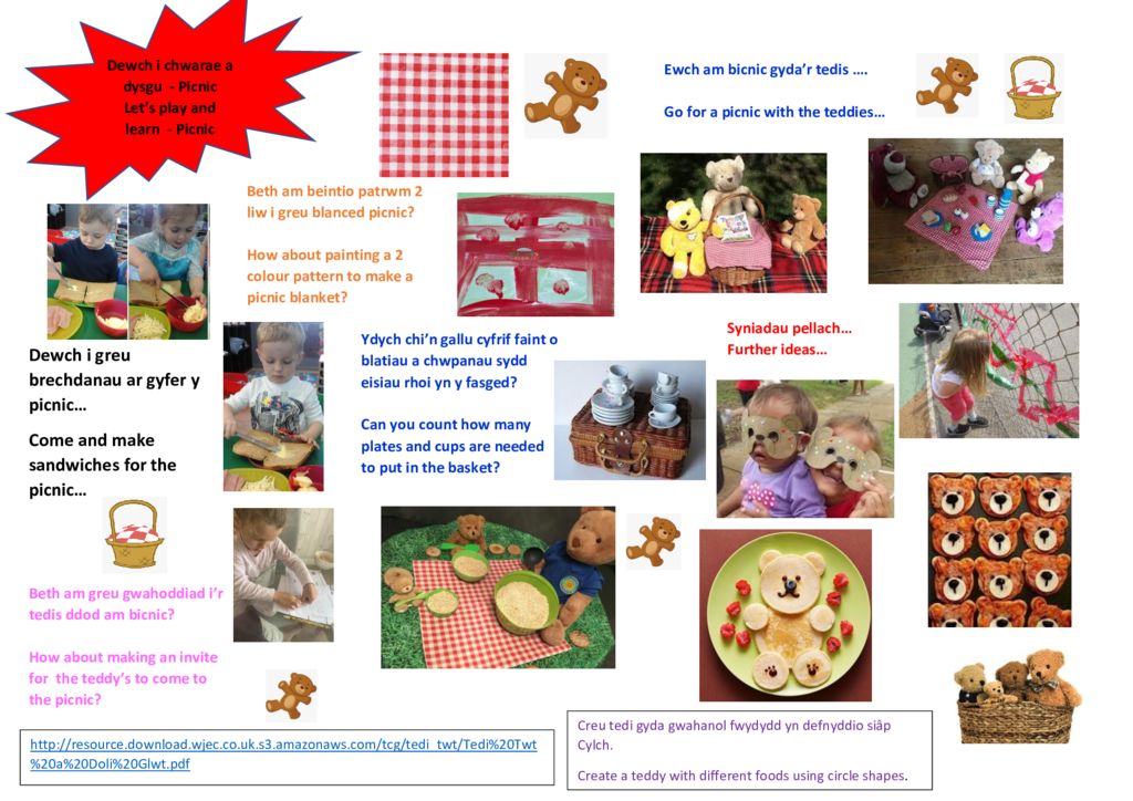 thumbnail of dewch i chwarae a dysgu – picnic