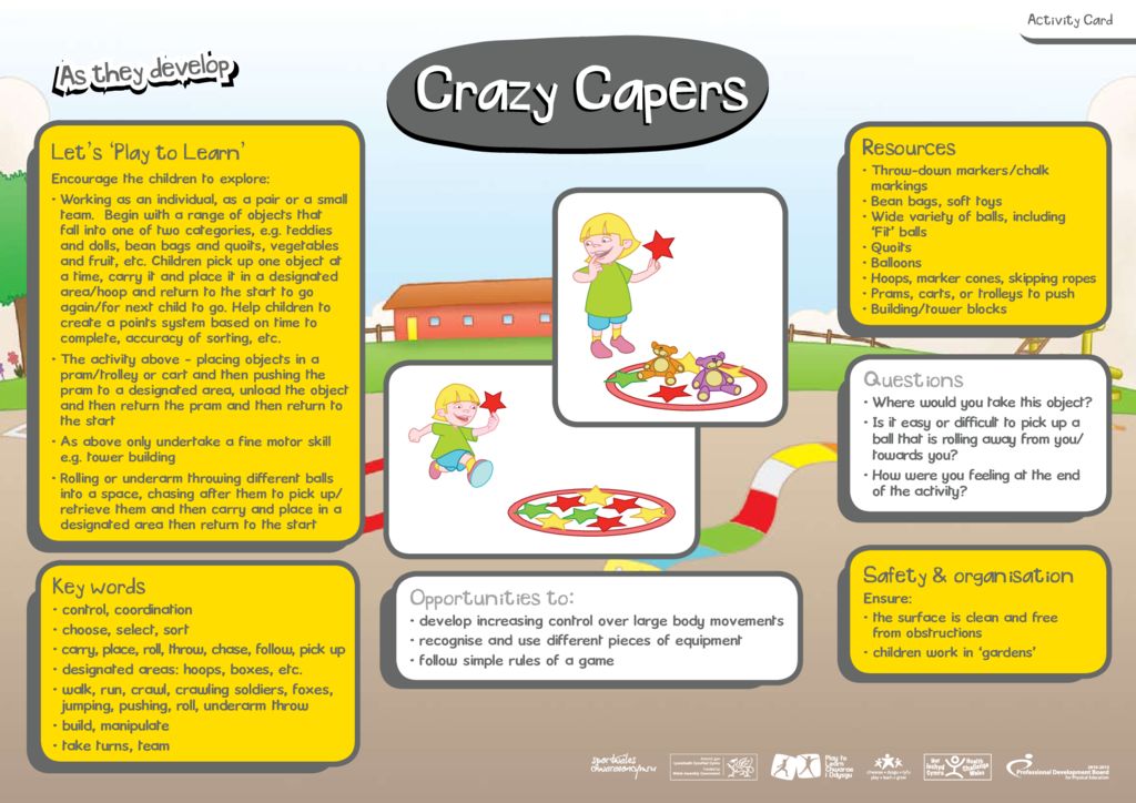 Crazy Capers English Carmarthenshire Family Information Service