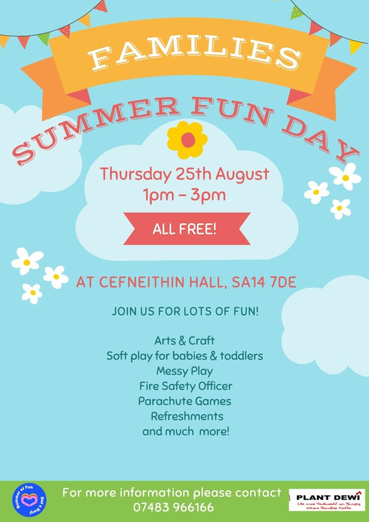 Families Summer Fun Day - Carmarthenshire Family Information Service