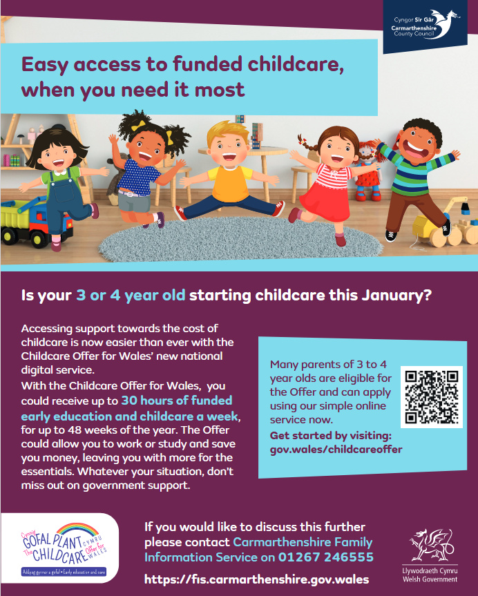 Easy access to funded childcare