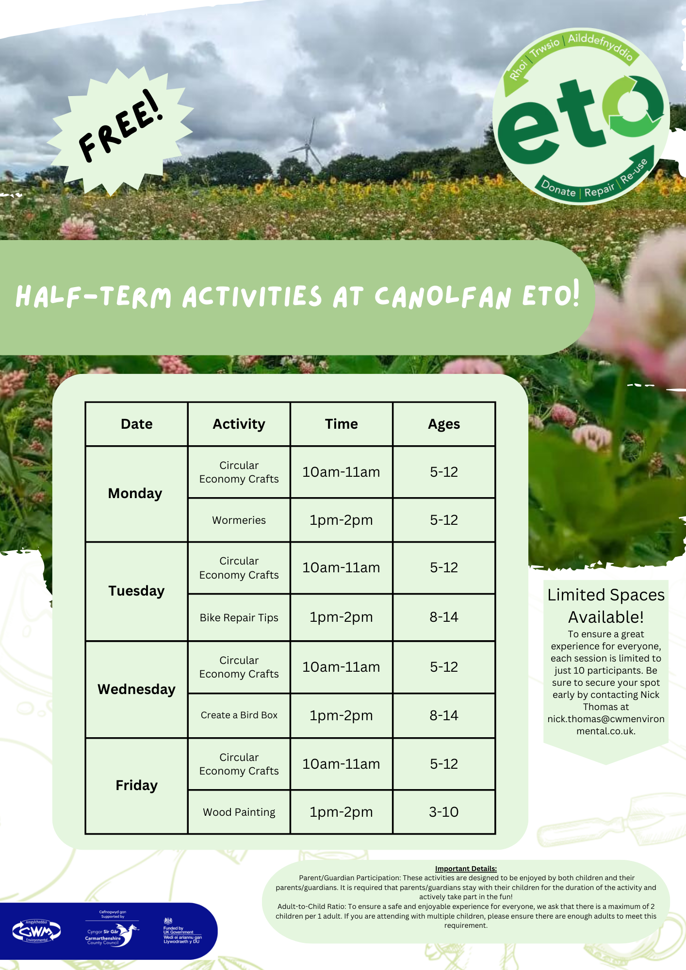 canolfan-eto-half-term-activities-carmarthenshire-family-information